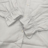 JOURNAL STANDARD LUXE 【Ginny’s】BL 定価20900円 ストライプ フリル ボウタイ リボン ブラウス シャツ 25AW ホワイト レディース ジャーナルスタンダード ラックス【中古】6-0806M♪