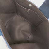 Herve Chapelier 707GP リュクス舟型トートM コーテッドキャンバス トートバッグ ネイビー レディース エルベ・シャプリエ【中古】6-0724G♪