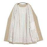 Vlas Blomme ウールアンゴラ 134130 ベルト付き フード コート ベージュ レディース ヴラスブラム【中古】6-0918T♪