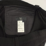 Y's YD-D16-215 日本製 サイズ2 アシンメトリー キュプラ ロングスカート ブラック レディース ワイズ/Yohji【中古】6-0910M∞