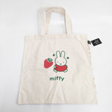 miffy 未使用品 おうち型キッチンツールBOOK Flower Miffy イチゴ トートバッグ 2点セット トートバッグ アイボリー アカ レディース ミッフィー【中古】6-0720G◎