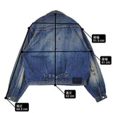 VISVIM SS 102XX JKT DMGD-1013 定価165000円 サイズ2 Gジャン デニムジャケット 26SS ブルー メンズ ビズビム/ヴィズヴィム【中古】6-0804M♪