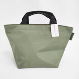 Herve Chapelier 新品 1027N ナイロン舟型トートM 定価25080円 トートバッグ アマンド×グレーズ カーキグリーン レディース エルベ・シャプリエ【中古】6-0724G♪