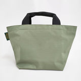 Herve Chapelier 新品 1027N ナイロン舟型トートM 定価25080円 トートバッグ アマンド×グレーズ カーキグリーン レディース エルベ・シャプリエ【中古】6-0724G♪