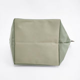 Herve Chapelier 新品 1027N ナイロン舟型トートM 定価25080円 トートバッグ アマンド×グレーズ カーキグリーン レディース エルベ・シャプリエ【中古】6-0724G♪
