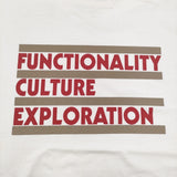 F/CE. RECYCLE FCE BACK PRINT TEE サイズS 定価15400円 オーバーサイズ 半袖Ｔシャツ カットソー 25SS ホワイト メンズ エフシーイー【中古】6-0804S♪