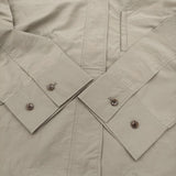 IENA 撥水フーディーブルゾン 定価30800円 コットンナイロン ジャケット ブルゾン 26SS ベージュ レディース イエナ【中古】6-0806M♪