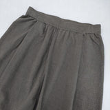 evam eva リネンパンツ 定価26400円 E251K121 ニット パンツ グレー レディース エヴァムエヴァ【中古】6-0910M∞
