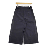 MARGARET HOWELL DENSE COTTON POPLIN PANTS 578-4143031 パンツ 24SS ネイビー レディース マーガレットハウエル【中古】6-0910G∞