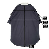 CABANE de ZUCCa カレッジロゴ コットン オーバーサイズ 日本製 サイズM 半袖Ｔシャツ カットソー ネイビー レディース カバンドズッカ【中古】6-0818S△