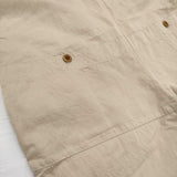 HAU drole サロペットパンツ オールインワン 2211-0854 コットンリネン サロペット ベージュ レディース ハウ【中古】6-0806G♪