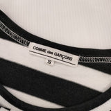 COMME des GARCONS ボーダー サイズS 長袖Ｔシャツ カットソー ロンＴ AD2018 ブラック ホワイト レディース コムデギャルソン【中古】6-0910M∞