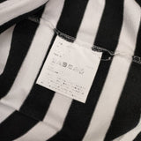 COMME des GARCONS ボーダー サイズS 長袖Ｔシャツ カットソー ロンＴ AD2018 ブラック ホワイト レディース コムデギャルソン【中古】6-0910M∞