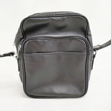 COMME des GARCONS フェイクレザーショルダー OL-K206 日本製 ショルダーバッグ ブラック レディース コムデギャルソン【中古】6-0731G♪
