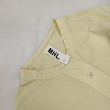 MHL. COTTON RAMIE POPLIN 595-4153512 ブラウス シャツ 24SS イエロー レディース エムエイチエル【中古】6-0910M∞