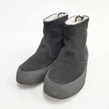 SANDERS ムートン Curling Boot サイズ5 ブーツ ブラック レディース サンダース【中古】6-0910T◎