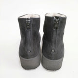 SANDERS ムートン Curling Boot サイズ5 ブーツ ブラック レディース サンダース【中古】6-0910T◎