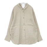conte ヘンプバックスリットギャザーシャツ 8511-199-0016 長袖シャツ ベージュ レディース コンテ【中古】6-0910M∞