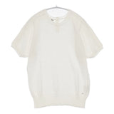 45R/45rpm ギマニットのTシャツ コットン 日本製 サイズ3 セーター ニット ホワイト レディース フォーティーファイブアールピーエム【中古】6-0818S△