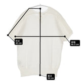 45R/45rpm ギマニットのTシャツ コットン 日本製 サイズ3 セーター ニット ホワイト レディース フォーティーファイブアールピーエム【中古】6-0818S△