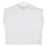 GERRY ワンポイント刺繍 ノースリーブ フレンチスリーブ サイズM Ｔシャツ カットソー ホワイト レディース ジェリー【中古】6-0818S△