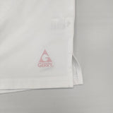 GERRY ワンポイント刺繍 ノースリーブ フレンチスリーブ サイズM Ｔシャツ カットソー ホワイト レディース ジェリー【中古】6-0818S△