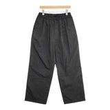 Steven Alan 裾ドローコードイージーパンツ 8114-186-1047 サイズL パンツ ブラック メンズ スティーブンアラン【中古】6-0924G∞