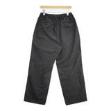 Steven Alan 裾ドローコードイージーパンツ 8114-186-1047 サイズL パンツ ブラック メンズ スティーブンアラン【中古】6-0924G∞