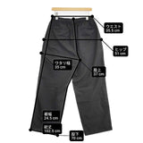 Steven Alan 裾ドローコードイージーパンツ 8114-186-1047 サイズL パンツ ブラック メンズ スティーブンアラン【中古】6-0924G∞