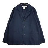 EEL Bakery Jacket COOLMAX E-24104 サイズS シアサッカー ベーカリー テーラードジャケット 24SS ネイビー メンズ イール【中古】6-0924M∞