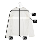 ISSEY MIYAKE MEN 未使用品 ME76-JK165 コットン サイズ2 日本製 クルーネック 長袖Ｔシャツ カットソー ロンＴ ホワイト メンズ イッセイミヤケ メン【中古】6-0912M∞