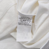 ISSEY MIYAKE MEN 未使用品 BIO-T Vネック ME06-JK163 サイズ3 半袖Ｔシャツ カットソー ホワイト メンズ イッセイミヤケ メン【中古】6-0829S♪