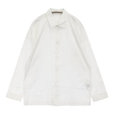 HOMME PLISSE ISSEY MIYAKE 未使用 JERSEY SHIRT サイズ2 HP46-JJ335 長袖シャツ 24SS ホワイト メンズ オム プリッセ イッセイミヤケ【中古】6-0804M♪