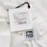 HOMME PLISSE ISSEY MIYAKE 未使用 JERSEY SHIRT サイズ2 HP46-JJ335 長袖シャツ 24SS ホワイト メンズ オム プリッセ イッセイミヤケ【中古】6-0804M♪