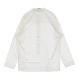 HOMME PLISSE ISSEY MIYAKE 未使用 JERSEY SHIRT サイズ2 HP46-JJ336 プルオーバー 長袖シャツ 24SS ホワイト メンズ オム プリッセ イッセイミヤケ【中古】6-0804M♪