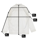 HOMME PLISSE ISSEY MIYAKE 未使用 JERSEY SHIRT サイズ2 HP46-JJ336 プルオーバー 長袖シャツ 24SS ホワイト メンズ オム プリッセ イッセイミヤケ【中古】6-0804M♪