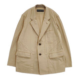 ISSEY MIYAKE MEN ME03FD044 コットン サイズ2 日本製 テーラードジャケット ベージュ メンズ イッセイミヤケ メン【中古】6-0912M∞