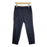 23区 コットンポリエステルストレッチ サイズ38 スラックス パンツ ネイビー レディース ニジュウサンク【中古】6-1012G∞