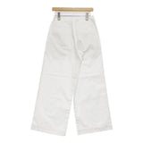 MICA & DEAL 新品 バギーライクワイドパンツ サイズ38 定価23100円 0126103014 パンツ 26SS ホワイト レディース マイカ＆ディール【中古】6-0806G♪