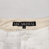 MICA & DEAL 新品 バギーライクワイドパンツ サイズ38 定価23100円 0126103014 パンツ 26SS ホワイト レディース マイカ＆ディール【中古】6-0806G♪