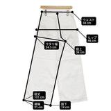 MICA & DEAL 新品 バギーライクワイドパンツ サイズ38 定価23100円 0126103014 パンツ 26SS ホワイト レディース マイカ＆ディール【中古】6-0806G♪