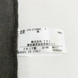 MARGARET HOWELL PAINTED CHECK BORDER SCARF チェックボーダースカーフ バンダナ リネン 定価28600円 スカーフ 23SS ブラウン レディース マーガレットハウエル【中古】6-0731G♪