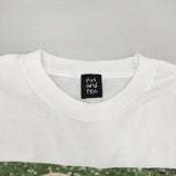 pot and tea デジタルプリント フォトプリント うさぎ コットン 日本製 サイズF 半袖Ｔシャツ カットソー ホワイト レディース ポットアンドティー【中古】6-0818S△