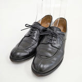 Le Yucca's KARENA Uチップシューズ レースアップドレスシューズ ヒール 37 1/2 シューズ・靴 クロ レディース レユッカス【中古】6-0722G◎