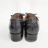 Le Yucca's KARENA Uチップシューズ レースアップドレスシューズ ヒール 37 1/2 シューズ・靴 クロ レディース レユッカス【中古】6-0722G◎