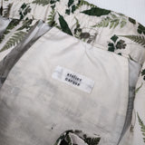 atelier naruse デヴォ社 プリントシリーズ botanical ボタニカル テーパード パンツ 定価20900円 パンツ ベージュ レディース アトリエナルセ【中古】6-0910M∞