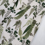 atelier naruse デヴォ社 プリントシリーズ botanical ボタニカル テーパード パンツ 定価20900円 パンツ ベージュ レディース アトリエナルセ【中古】6-0910M∞