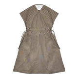 R&D.M.Co- ROBINSON'S CHECK POCHET DRESS ロビンソンチェックポケットドレス コットン 定価48400円 ワンピース ブラック ブラウン レディース オールドマンズテーラー【中古】6-0806S♪