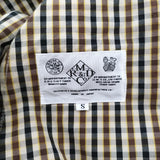 R&D.M.Co- ROBINSON'S CHECK POCHET DRESS ロビンソンチェックポケットドレス コットン 定価48400円 ワンピース ブラック ブラウン レディース オールドマンズテーラー【中古】6-0806S♪