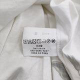 belleasie ベルアジィ ボタニカルコートワンピース コットン 日本製 シャツドレス ワンピース ホワイト レディース【中古】6-0811M♪